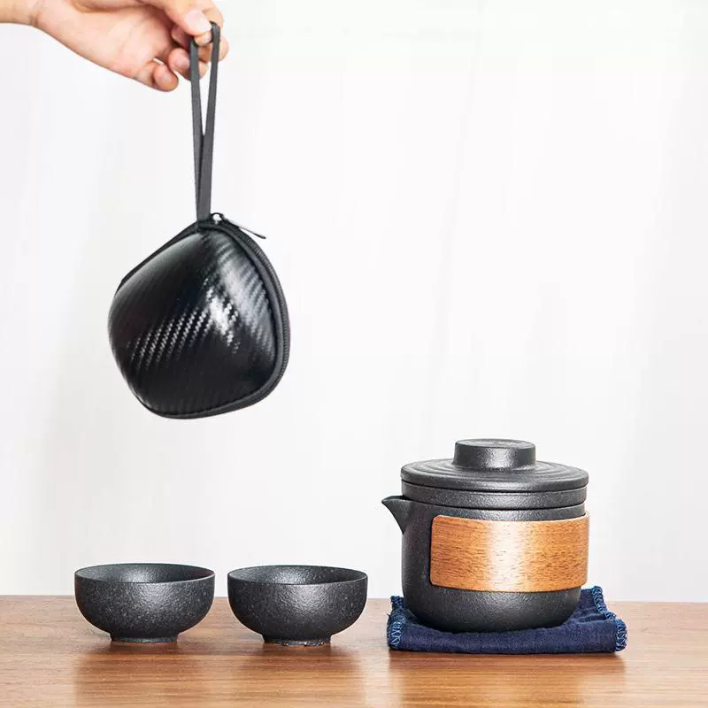 Handheld tea set for traveling, Birthday gift