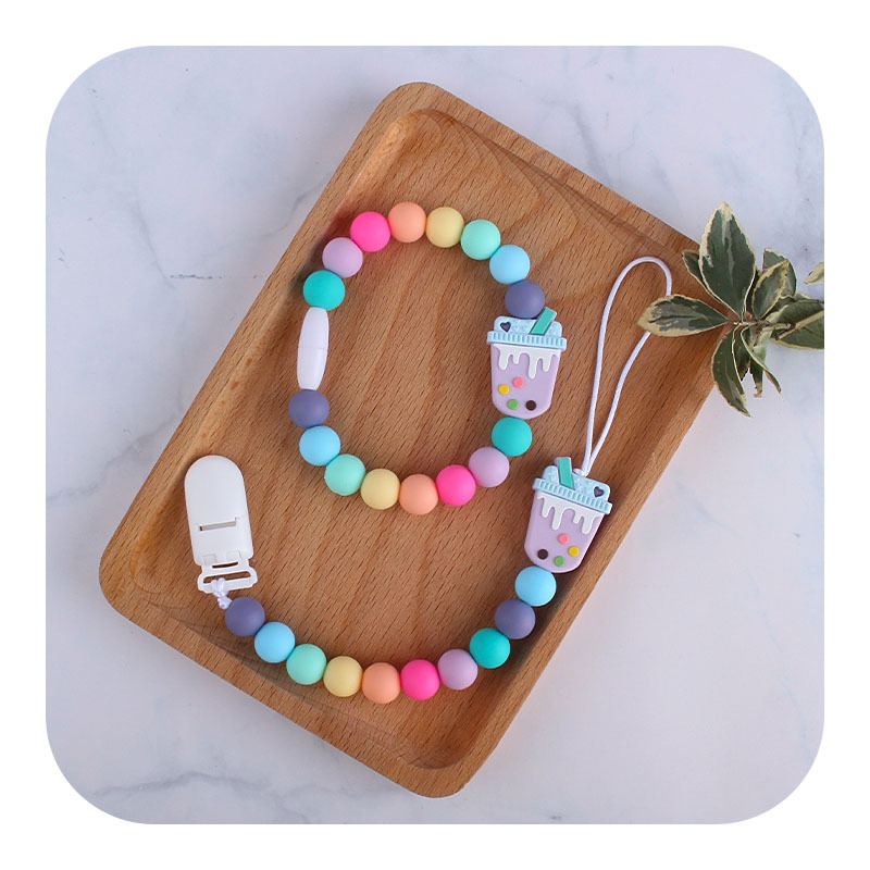 Explosivo bebé suministros plástico chupete clip bebé calmante silicona animal coche juguete mordedor cadena