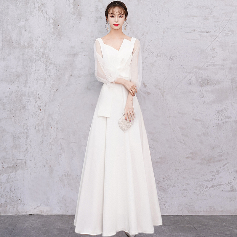 Version A transparent sleeves long style
