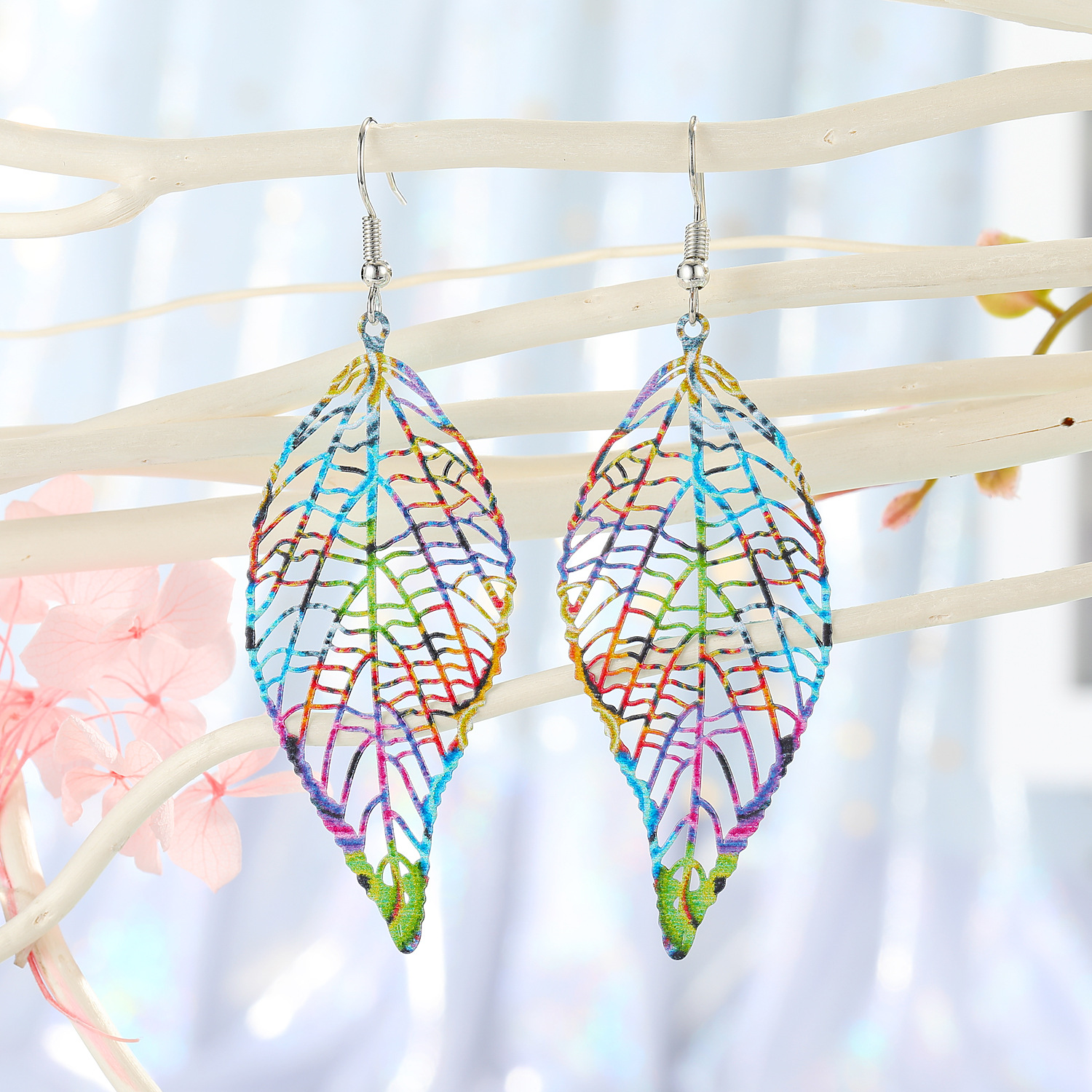 Retro Fashion Ethnic Style Round Iron No Inlaid Earrings display picture 2