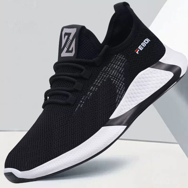 Men's shoes 2021 new spring breathable lightweight casual shoes Korean version of summer running shoes men's sports shoes