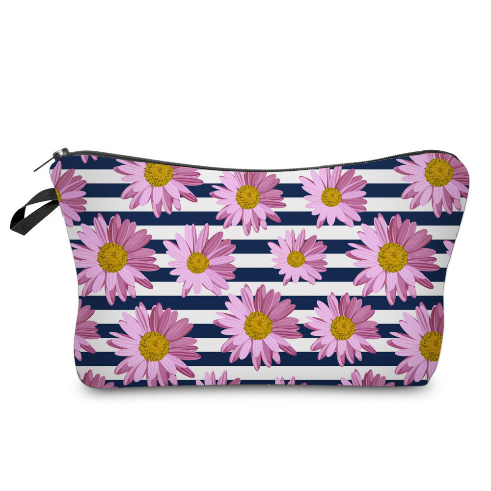 Sunflower Multi-functional Dumpling Makeup Toiletry Bag For Women_voghion.com