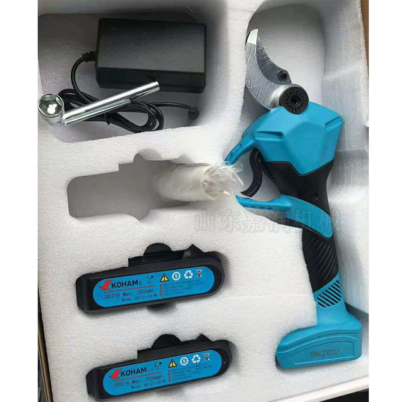 小型电动剪枝机 手持式农田修枝机 3公分剪枝机