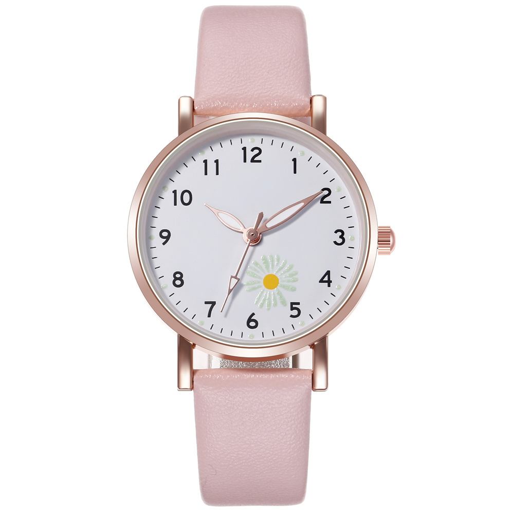 30g Weight Ordinary Glass Mirror Material Imitation Leather Strap Material Watch Classification Pointer Display Type Buckle Buckle Style Round Dial Shape Daily Occasion Quartz Movement Solid Color Pattern Women's Gender Simple Style Style Simple Style Solid Color Buckle Quartz Women's Watches 10