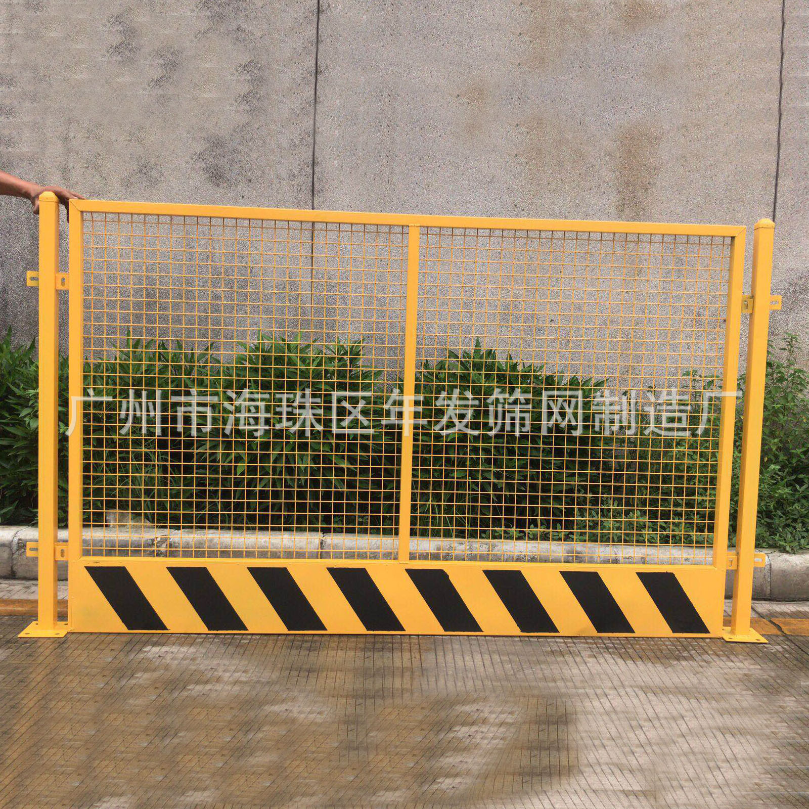 施工网片护栏 深圳佛山网片围栏 黄色防护网片 批发围栏