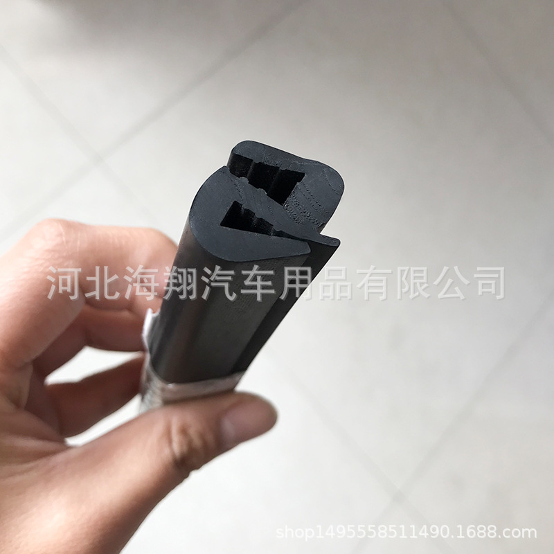 三元乙丙二口挡风橡胶密封条  挡风玻璃Z型橡胶密封条