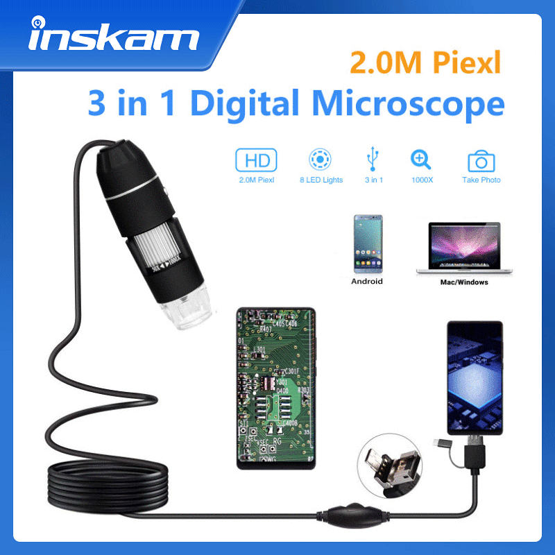 Industrial microscope 200 The unity of the world and the world USB high definition Electron Microscopy high definition Digital Microscope