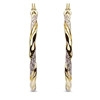 Fashionable accessory, golden metal earrings, ebay, wholesale, simple and elegant design, European style