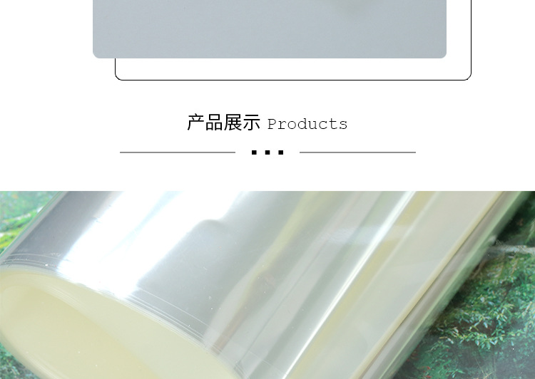 Ruiqu 50 pieces of flower gift, floral art wrapping paper, DIY bouquet supplies, thickened and enlarged transparent cellophane wholesale detail image 4