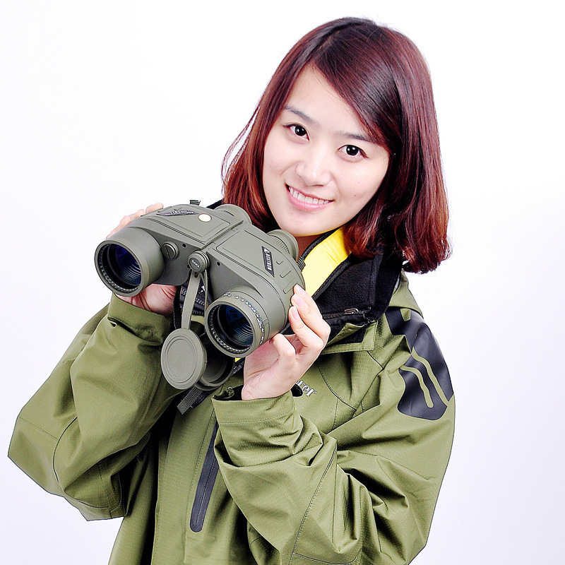 100正德国BOSTRON7X50带罗盘防水 航海 电子测距望远镜高倍高清