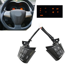 适用于卡罗拉10-13多功能方向盘按键蓝牙语音改装炭纤维方向盘