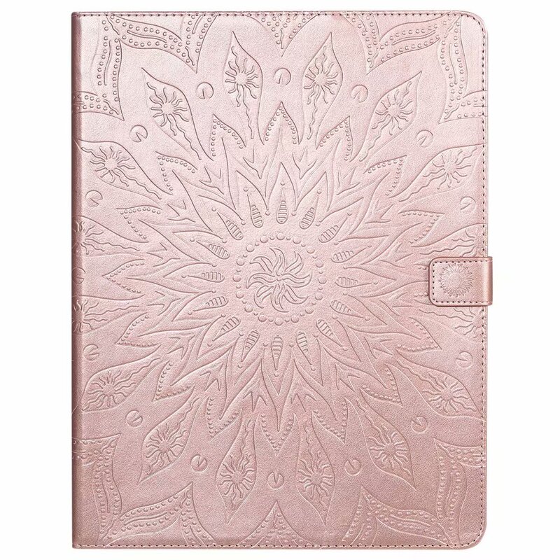 Applicable to ipad pro12.9-inch tablet leather case mini5 sunflower embossed anti-fall protective case T550 Applicable to ipad pro12.9-inch tablet leather case mini5 sunflower embossed anti-fall protective case T550