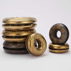 Copper Tiger Hook Medicine Bell, Clapper, Used by Folk Doctors, Brass Medicine Bell, Tiger Hook for Playing, Collecting, Hand-crank Factory Wholesale