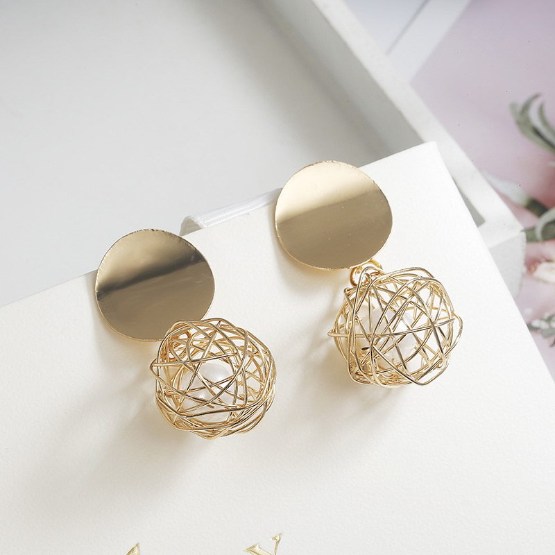 Fashion Geometric Plating Alloy No Inlaid Earrings display picture 21