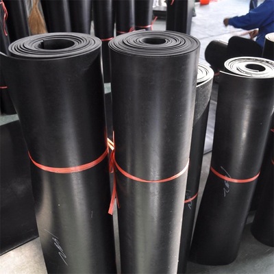 Manufactor Direct selling Fireproof insulation Rubber insulation rubber Mat black 5mm Special for power distribution room