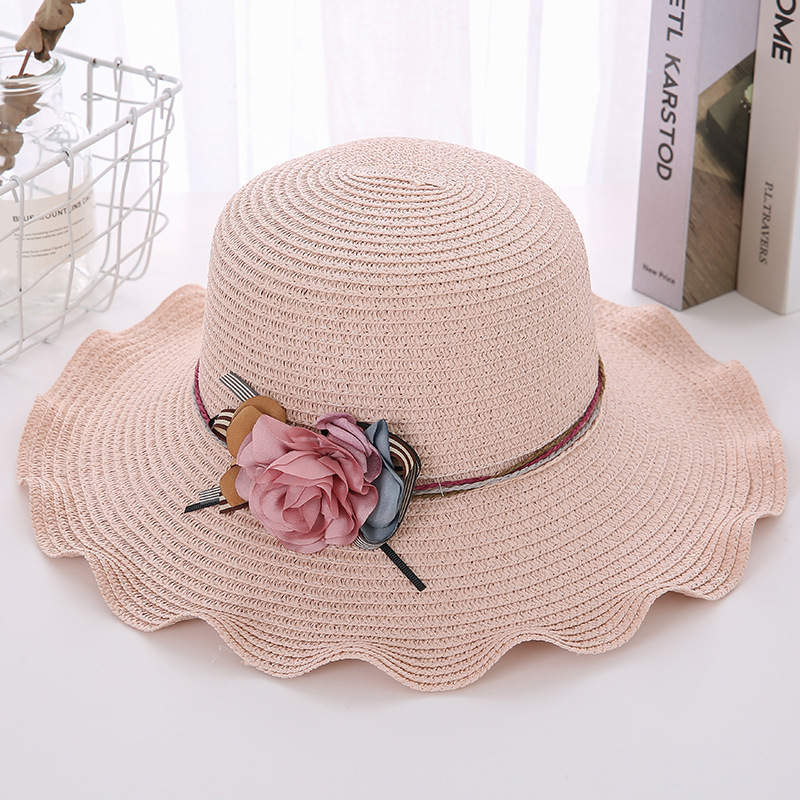 Women's Basic Lattice Bow Knot Bowknot Flat Eaves Straw Hat display picture 54