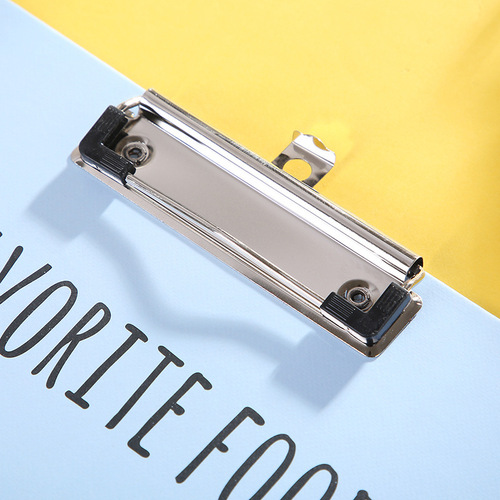 Creative Fresh Cartoon A4 Cardboard File Holder Book Clip Writing Pad Holder Thick Multi-functional Student Stationery