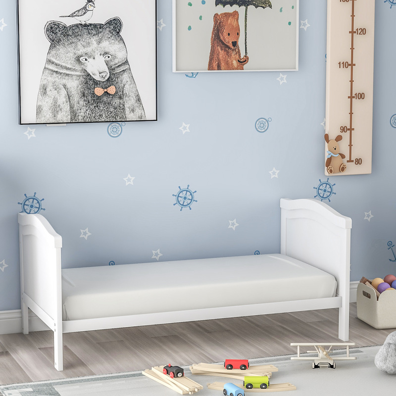 British solid wood crib with foam mattress simple furniture Amazon eBay overseas warehouse a generation of distribution