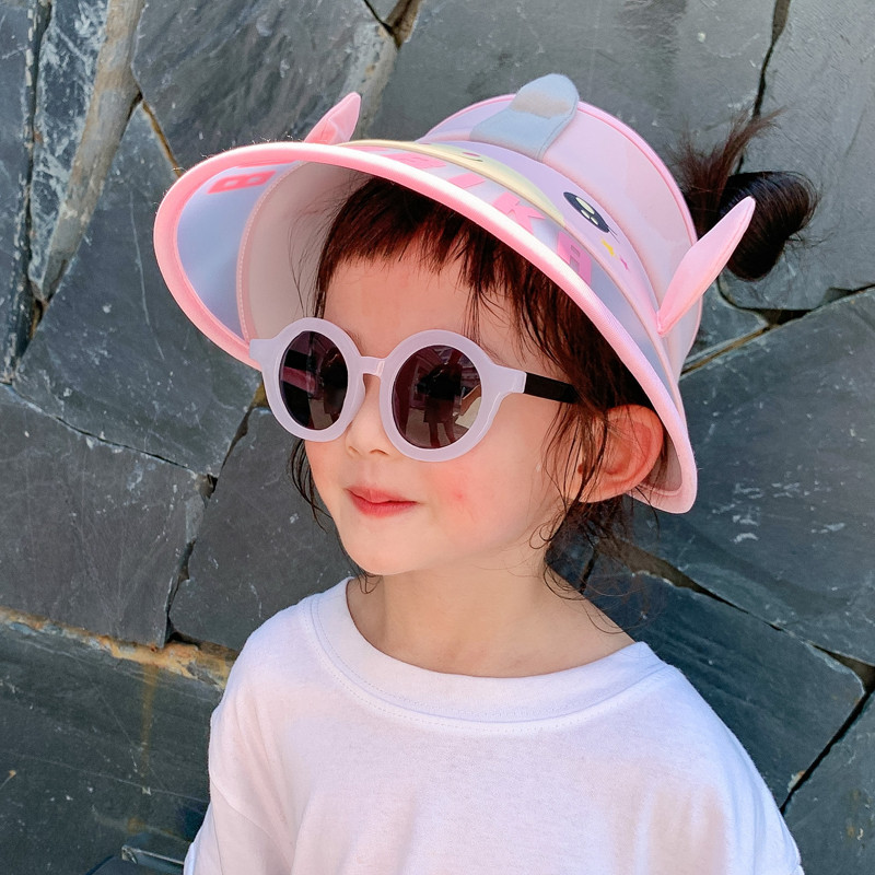 Baby Empty Top Hat Summer Thin Section Children Duck Tongue Sun Hat Big Brim Sunscreen Boy Sun Hat Cartoon Cute display picture 18