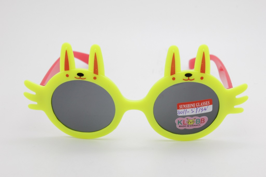 2020儿童新款小猫造型太阳镜有现货，儿童太阳镜，UV400, 6色混