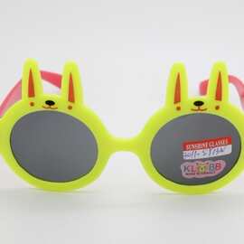2020儿童新款小猫造型太阳镜有现货，儿童太阳镜，UV400, 6色混