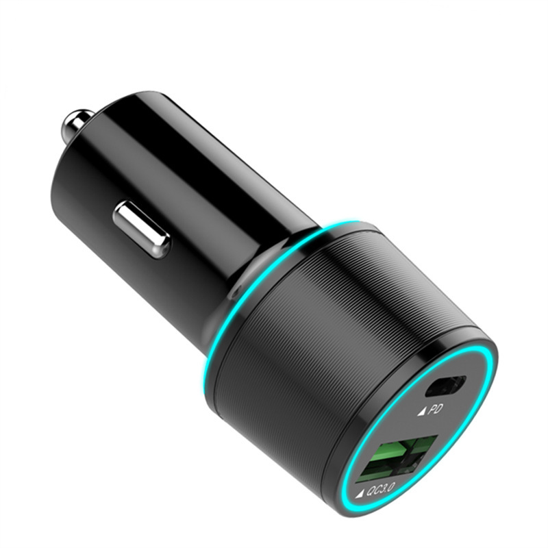 18W车用点烟器PD车充QC3.0快充适用UL2089车充头厂家车载充电器