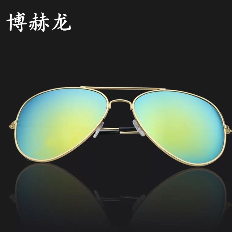 Factory direct sunglasses 3025 metal colorful sunglasses sunglasses 3026 men's and women's color film glasses wholesale Factory direct sunglasses 3025 metal colorful sunglasses sunglasses 3026 men's and women's color film glasses wholesale