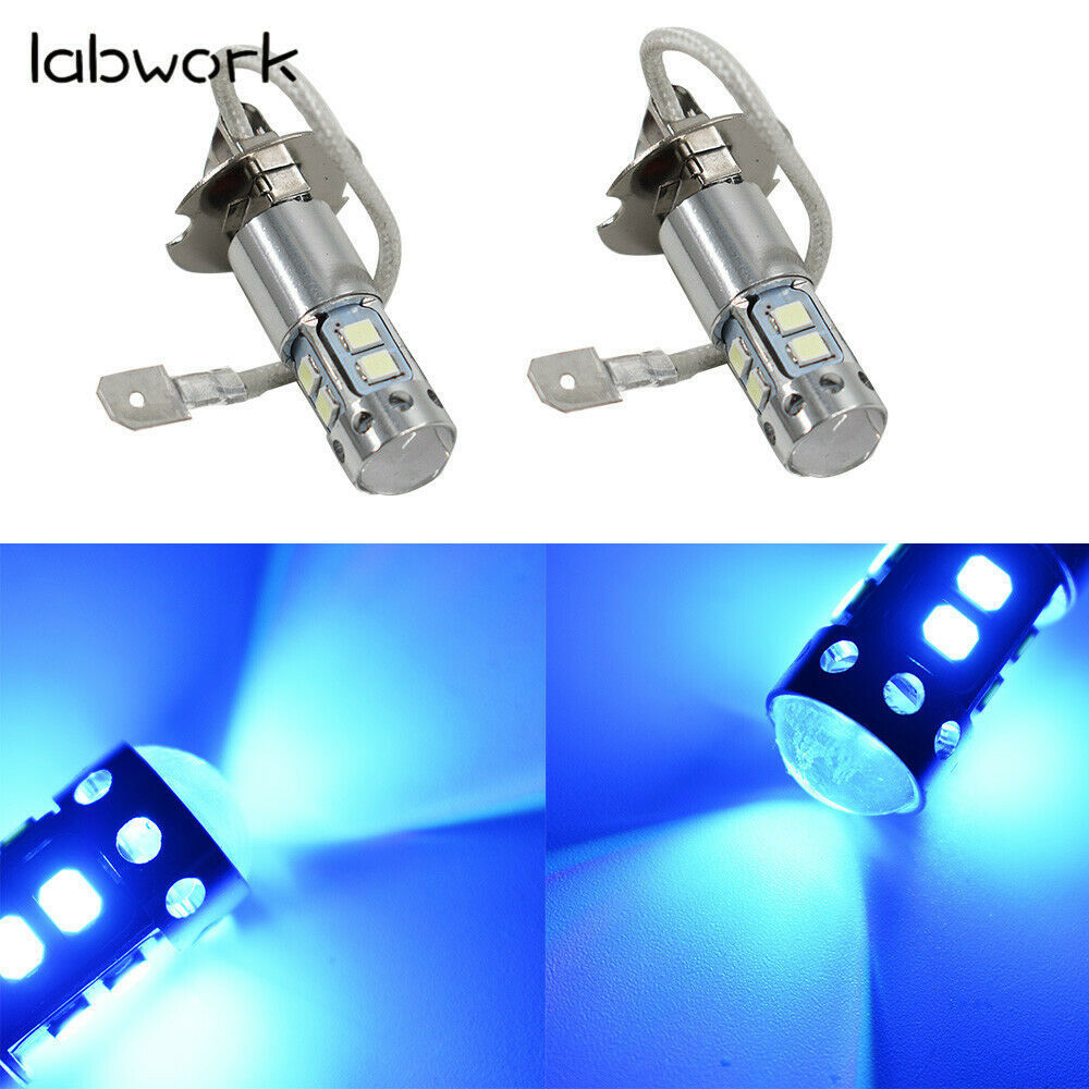 EBAY venta caliente de automóviles LED lámpara de niebla 50W H3 8000K luz azul de hielo lámpara de niebla delantera lámpara de niebla