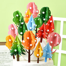 轩然版权立体树蛋糕装饰插件森系百搭纸质小树插牌生日蛋糕装插牌