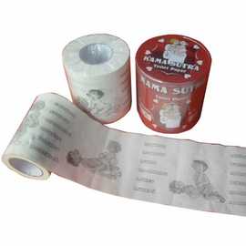 KAMA STURA印花卫生纸批发成人印刷卷纸创意厕纸纯木桨彩色卷筒纸