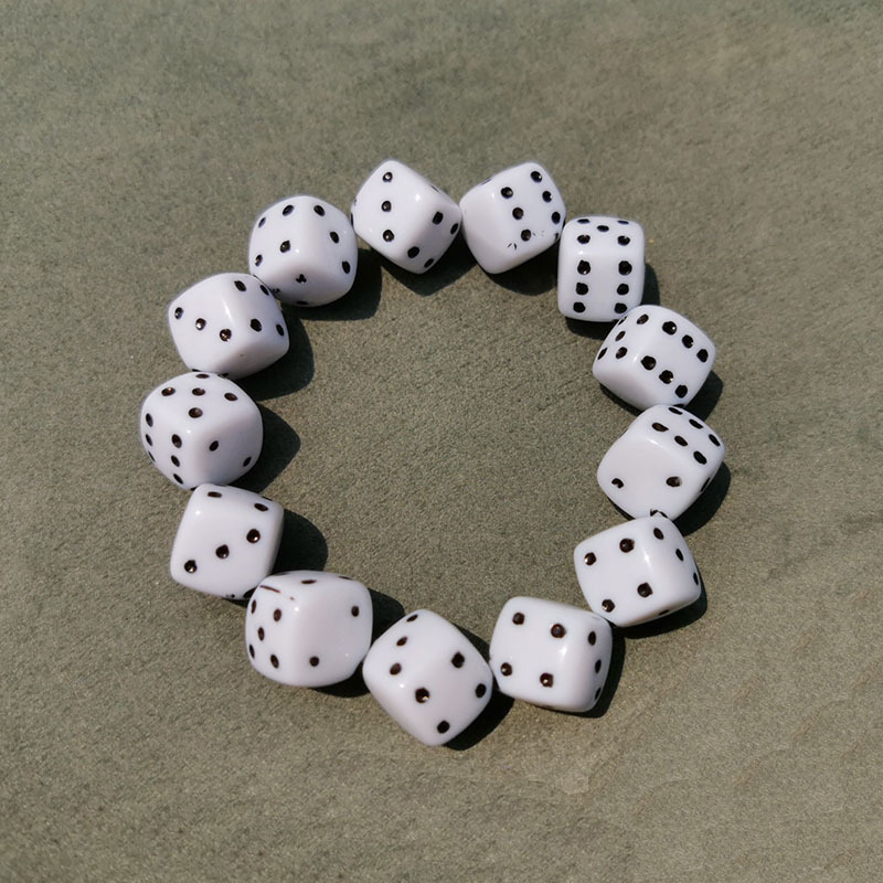 Fashion Dice Plastic Women's Bracelets 1 Piece display picture 2