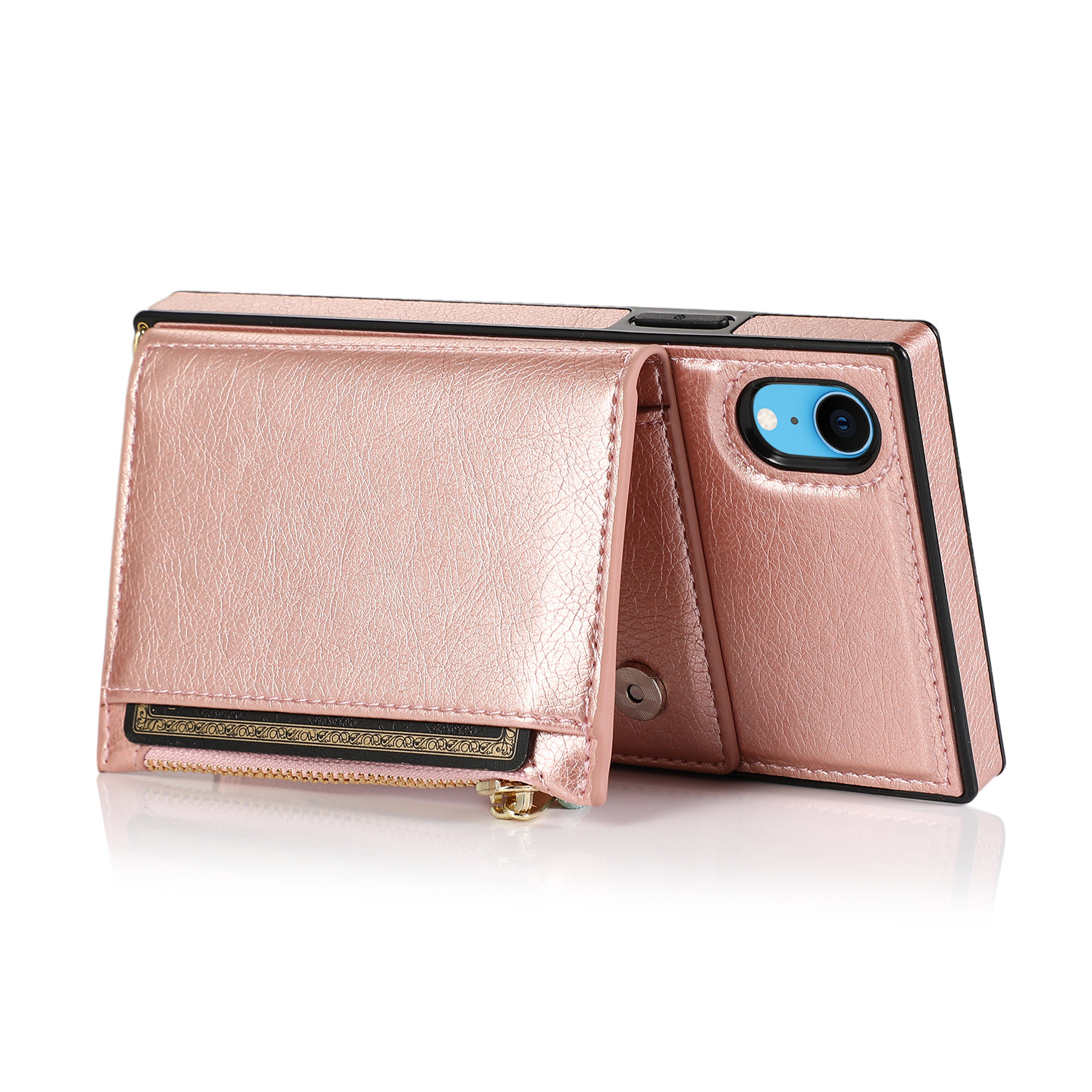 Crossbody Phone Case For Iphone 13 Wallet Protective Leather Cover_voghion.com