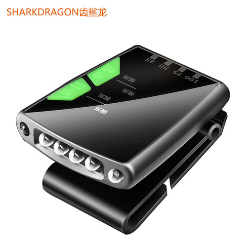 Intelligent induction headlight USB rechargeable fishing headlight night fishing cap clip light power display strong light cap clip light