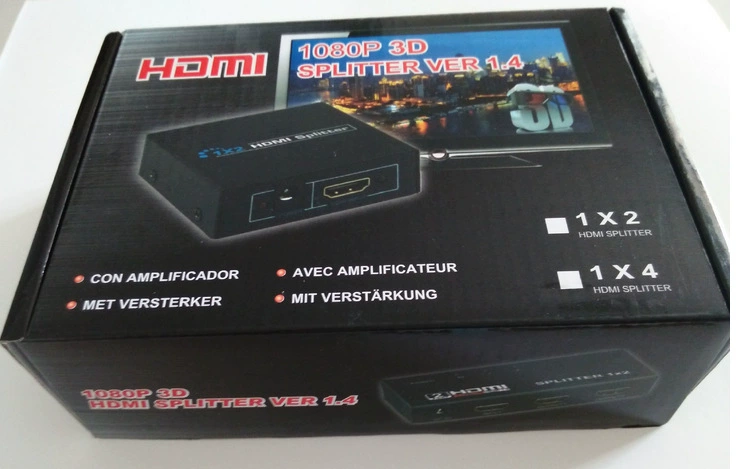 HDMI распределитель один вход, четыре выхода, 1:4 распределение 1, один вход, четыре выхода, высокое разрешение распределитель Сплиттер