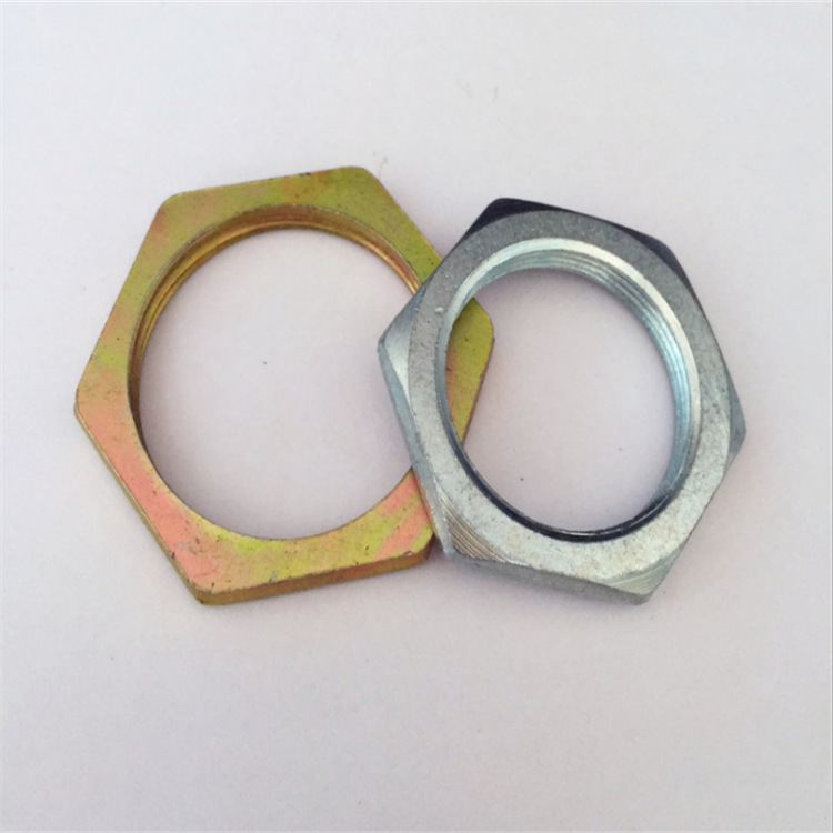 GB808细牙螺母 薄六角螺母 灯饰螺母M6