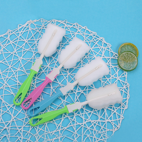 Cup scrubbing cup artifact brushing water cup cleaning long handle bottle washing brush no dead ends tea stain removal sponge