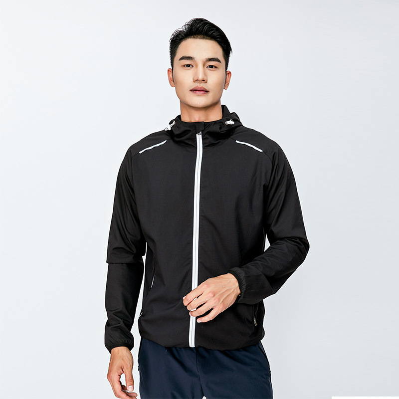 Transfronterizo Otoño e Invierno nuevos deportes con capucha casual superior de secado rápido transpirable entrenamiento fitness manga larga equipo al por mayor