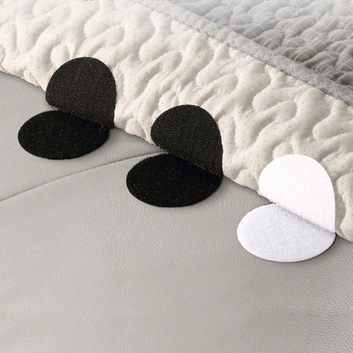 Sofa cushion fixer, quilt sheet, anti-slip carpet fixing Velcro, anti-run, traceless paste, round adhesive tape