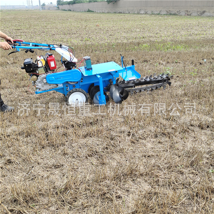 厂家现货线缆开沟管道电缆光缆沟挖沟工程起沟水渠小型手扶开槽机