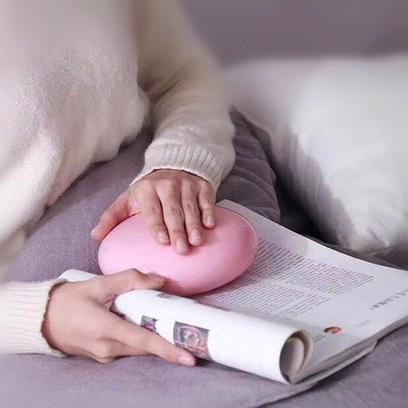 暖手宝充电防爆马卡龙电热饼迷你毛绒暖手器电暖宝取暖器一件代发|ms