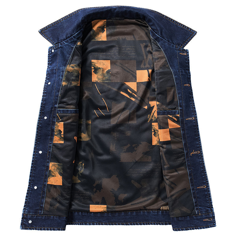 Primavera y otoño transfronterizo nuevos hombres al aire libre moda casual europea y americana Denim chaleco hombres más tamaño solapa chaleco