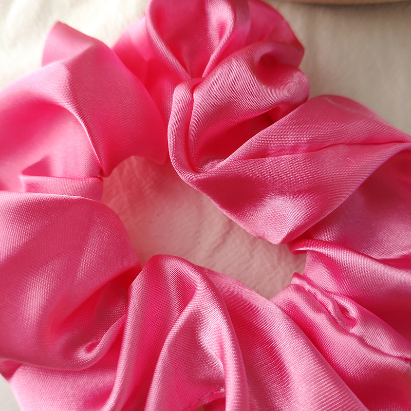 Fabric Rubber Band Solid Color Hair Scrunchies Wholesale Nihaojewelrypicture41