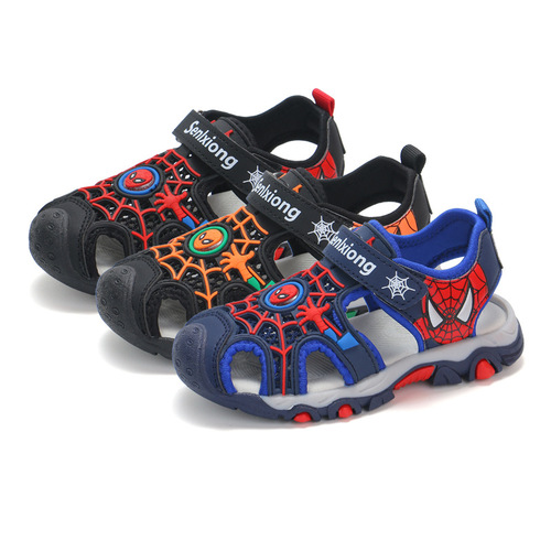 New  summer Baotou Spider-Man boys and girls sandals casual shoes beach fashion children's shoes