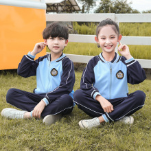 秋款英伦学院风校服套装春秋款运动服小学生幼儿园园服班服两件套