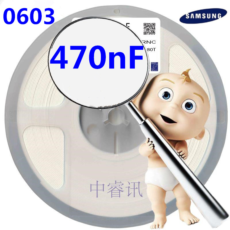 CL10A474KB8NNNC 贴片陶瓷电容 0603 470nF 50V X5R 原装新货正品