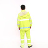 Retroreflective fluorescence raincoat, waterproof jacket, trousers
