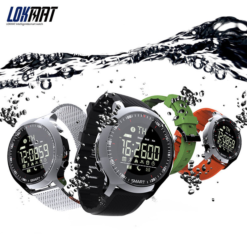 LOKMAT MK18 intelligence watch Bluetooth information Push Pedometer Sedentary Remind function smart watch