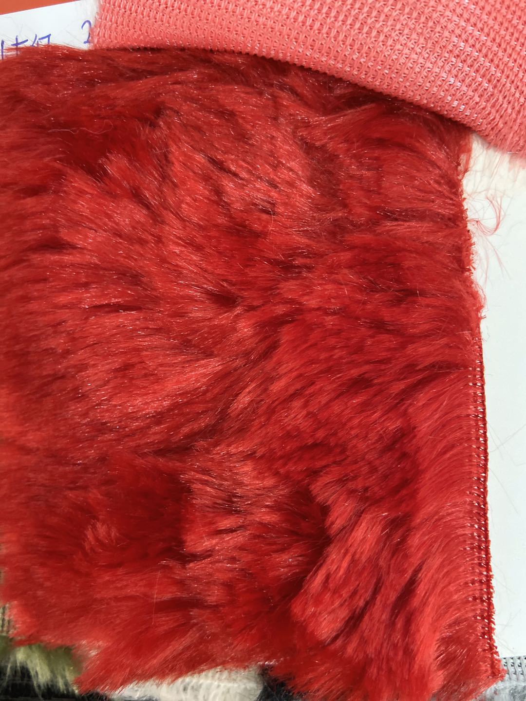 De alto peso 15 de lana semi-ligero elegante terciopelo suave de la felpa de la tela del juguete de textiles para el hogar alfombra de tela de la ropa super suave