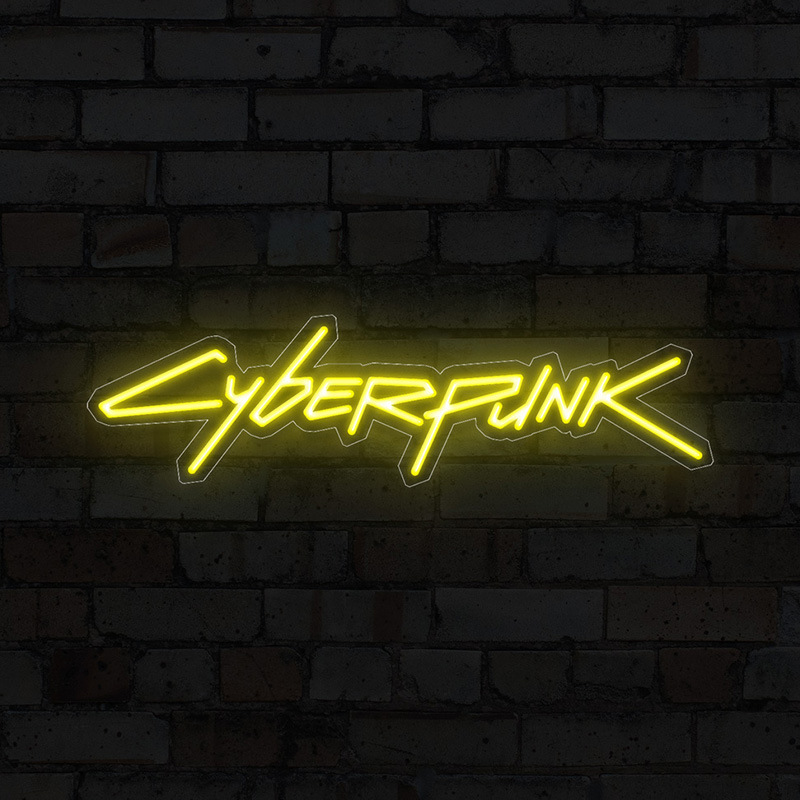 cyberpunk led The neon lights advertising decorate identification cyberpunk modelling Lighting transparent