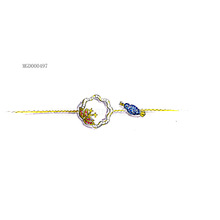 MISSG珠宝原创设计手稿花园系列喜鹊手链925银饰来图来样加工定制